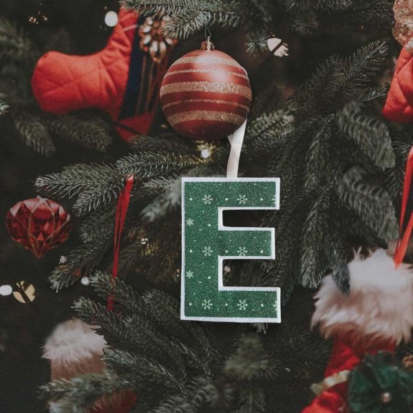 Lettre de Noël verte Lettre de Noël