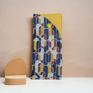 Etui à lunettes géométrique rouge