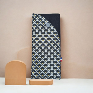 Etui à lunettes éventail noir