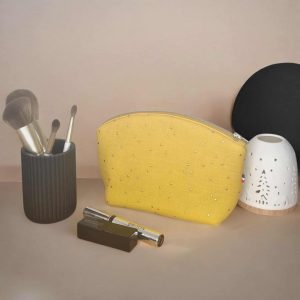 Trousse beauté moutarde Trousse à maquillage moutarde