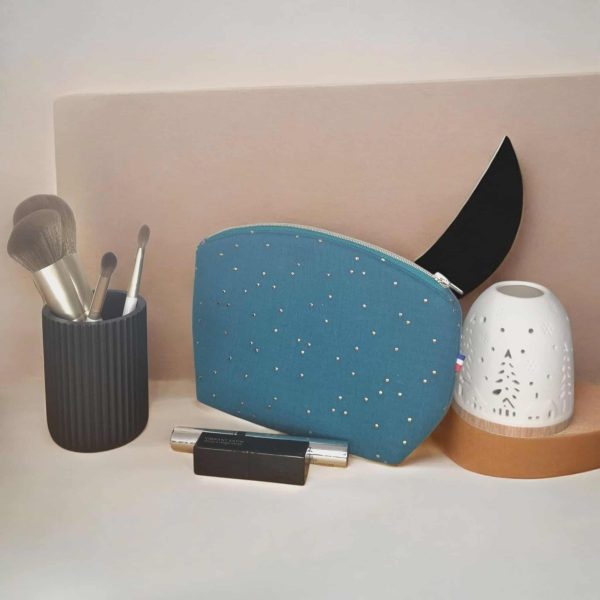 Trousse à maquillage paon