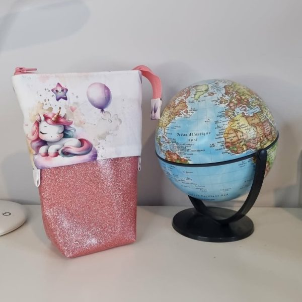 Licorne fermée Trousse pot à crayon