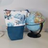 Ourson bleu fermée Trousse pot à crayon